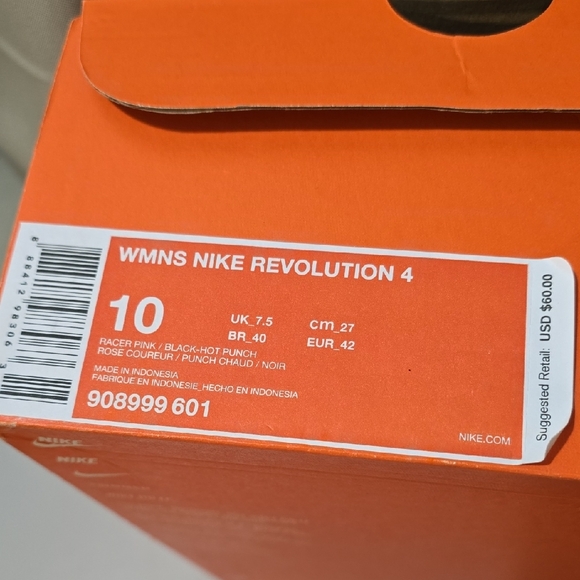 Nike Revolution 4 Running Shoes In Racer Pink. - Picture 7 of 7